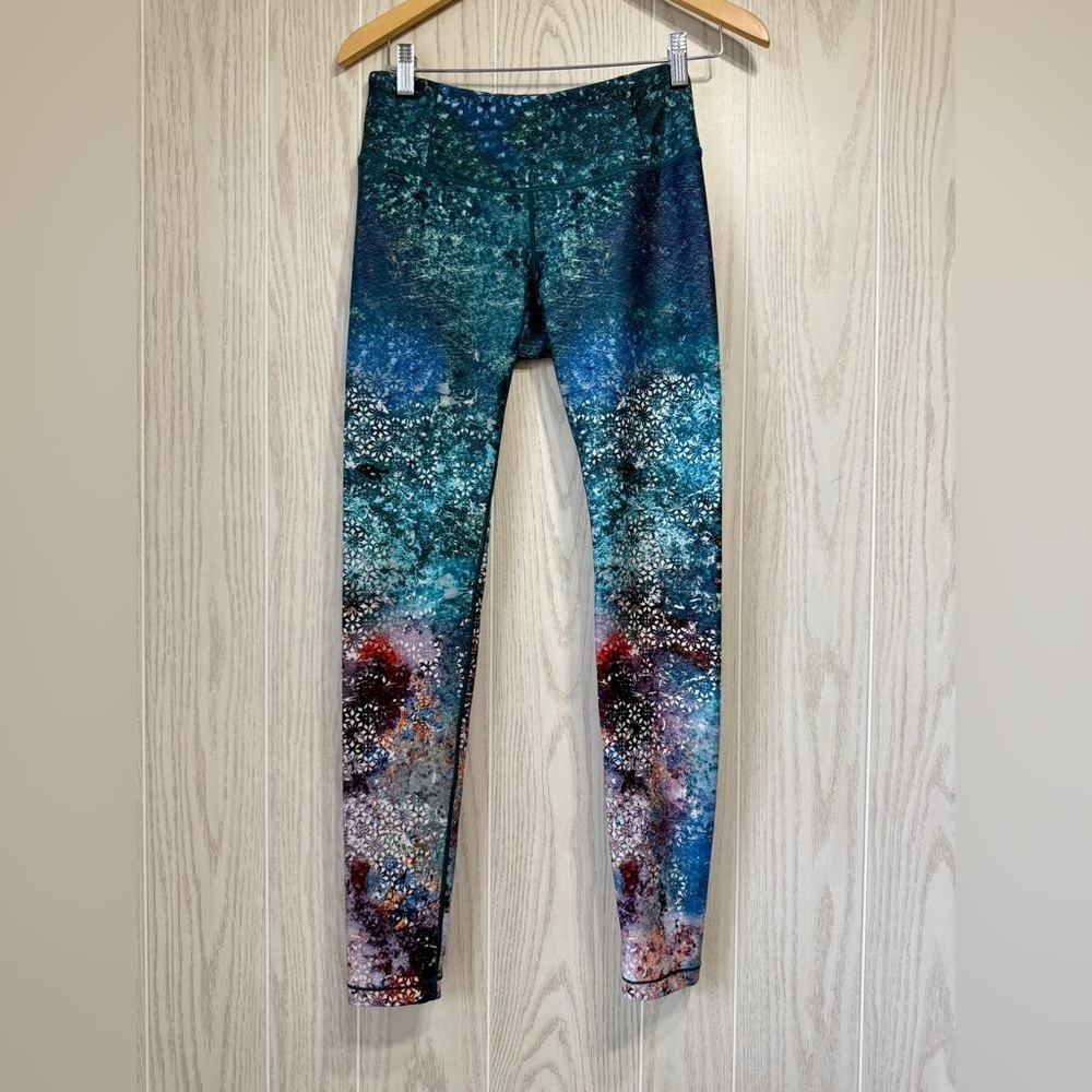CALIA ESSENTIAL PRINTED TIGHT FIT LEGGING WAX00163PRT OXIDIZED COPPER Size M EUC